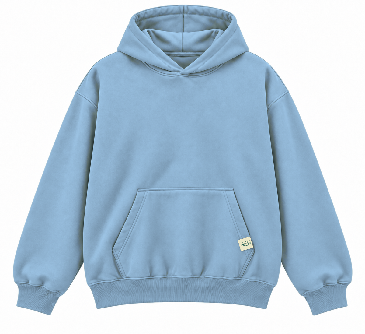 The Everyday Hoodie oversized light blue hoodie by The OuterSelf