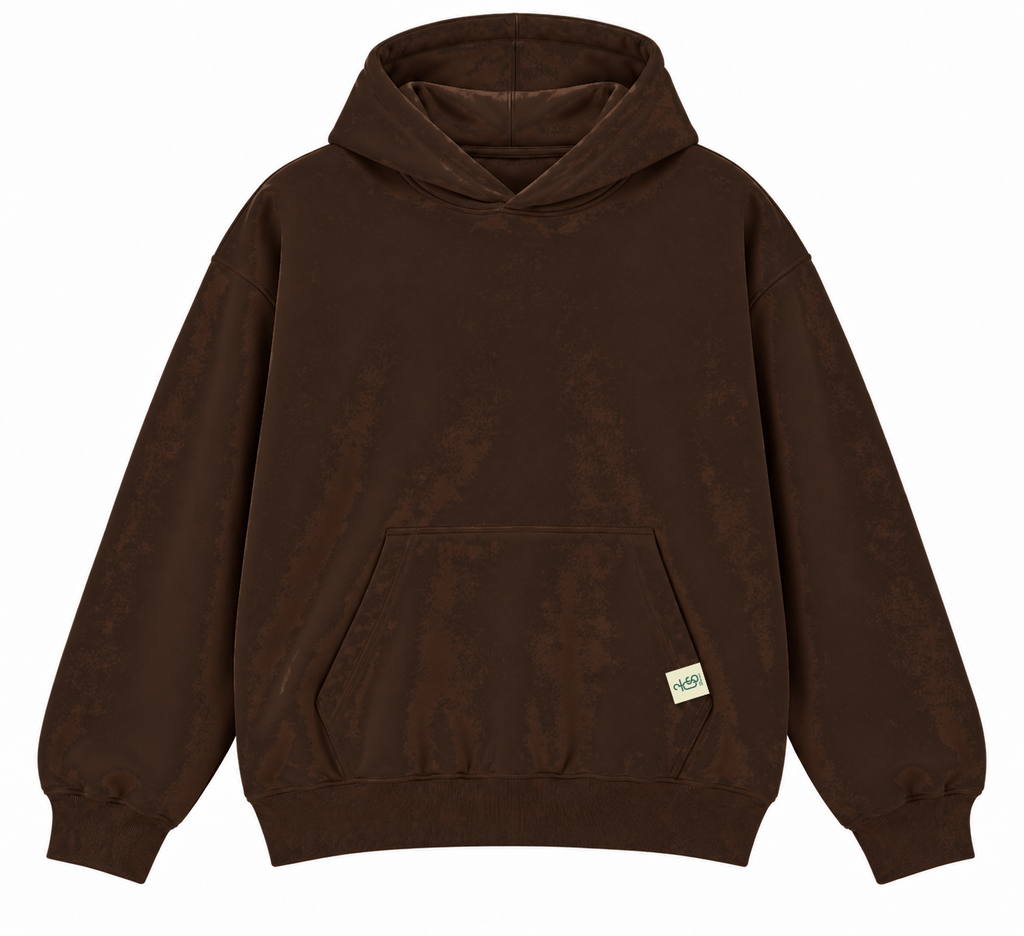 The Everyday Hoodie oversized brown hoodie by The OuterSelf